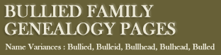 Our Family Genealogy Pages